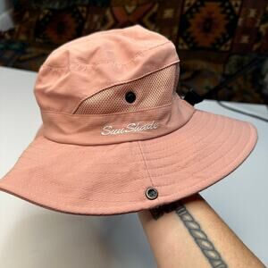 Sunshade Pink Ponytail Sun Hat